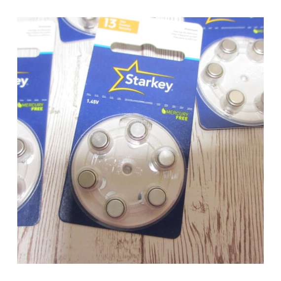 Starkey Size 13 Hearing Aid Batteries