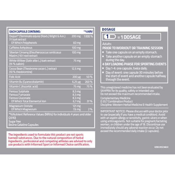USN VO2 Max 60 Capsules, 2 image