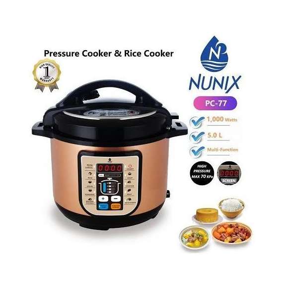 Nunix PC-77 5L Electric Pressure Cooker