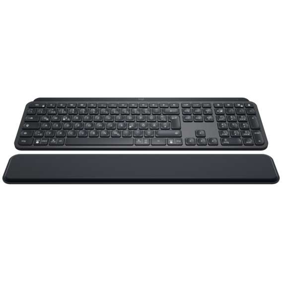 Logitech MX Keys Plus Bluetooth Illuminated Keyboard with Palm Rest, 2 image