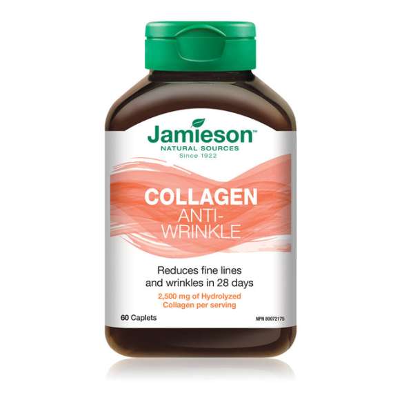 Jamieson Collagen Anti-Wrinkle 60 Capsules Supplement