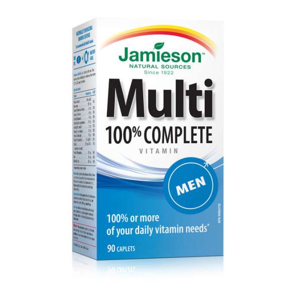 Jamieson Multi 100% Complete Vitamin For Men 90 Capsules
