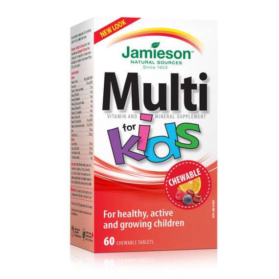 Jamieson 60 Kids' Multivitamin Tablets