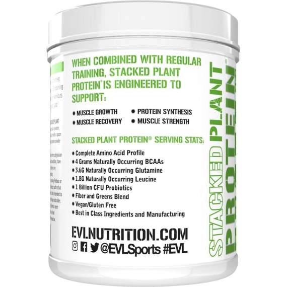 Evolution Nutrition 1.5Lb Stacked Plant Protein, 2 image