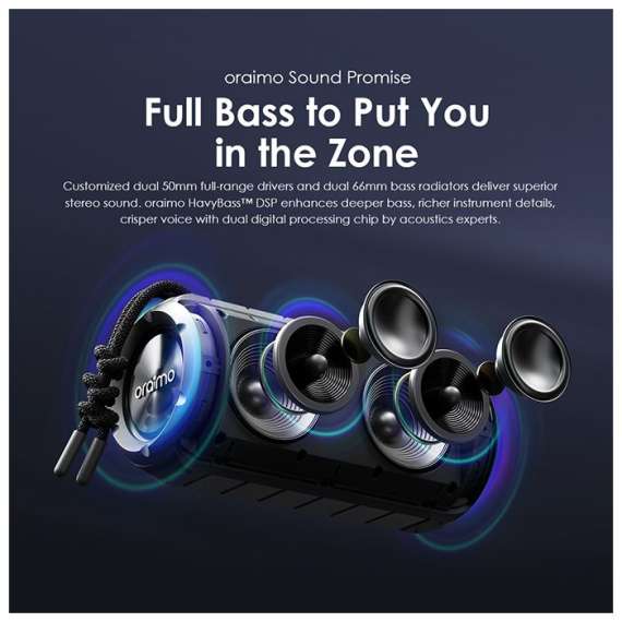 Oraimo Rover Portable Bluetooth Speaker, 4 image