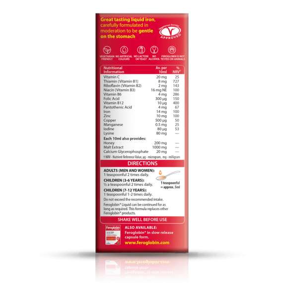 Vitabiotics 200ml Feroglobin B12 Liquid, 2 image