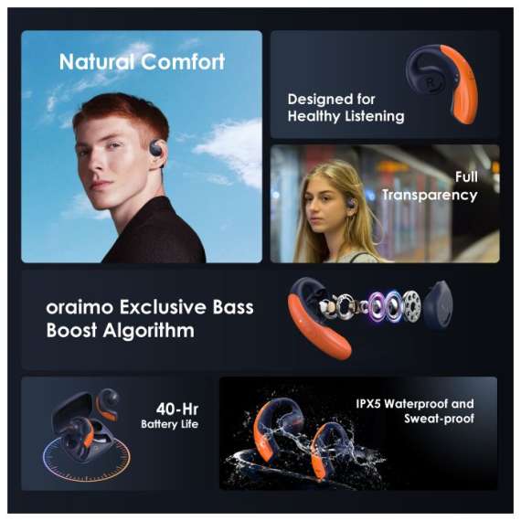 Oraimo OpenPods True Wireless Earbuds, 5 image