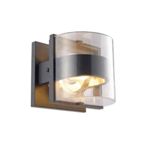 Tronic LL 7324 BK Black Bulkhead Fitting Light