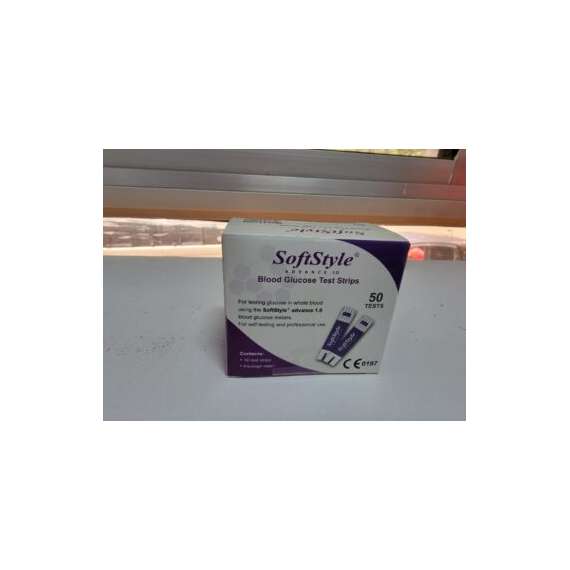 Softstyle Advance Blood Glucose 50 Pack Test Strips