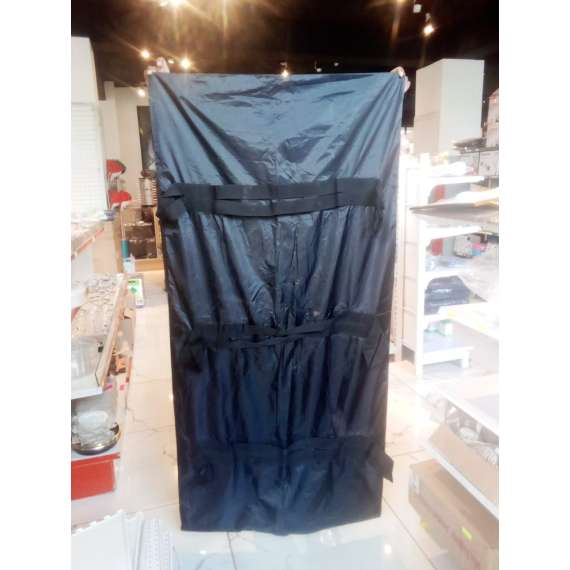 Generic 23inch by 80inch Polythene Lined Black Body Bag, 2 image