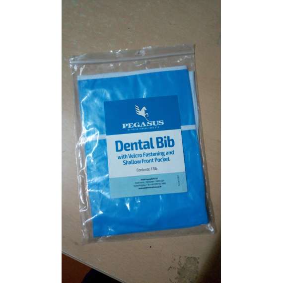 Pegasus Light Blue Reusable Dental Bib, 2 image