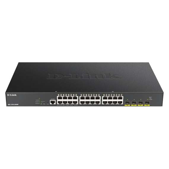 Dlink DGS-1250-28XMP 28-Port 10-Gigabit Smart Managed PoE Switch