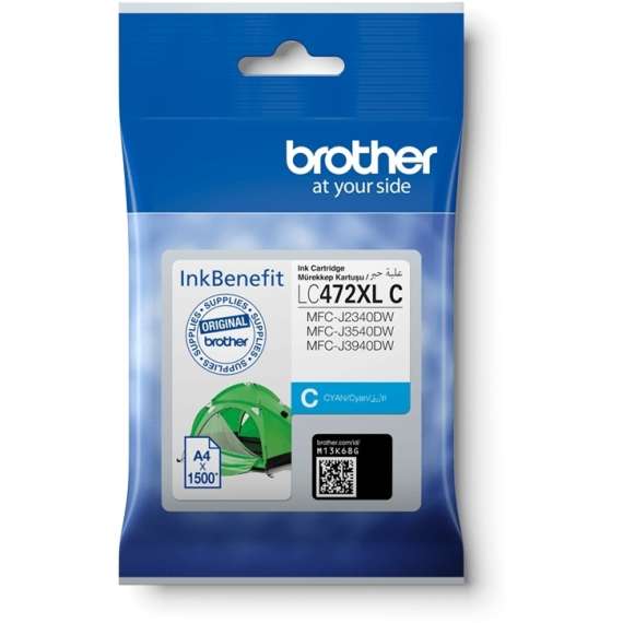 Brother LC472XLC Cyan High Cap Ink Cartridge