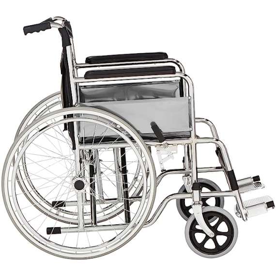 Flamingo Heavy Duty Extra Wide Wheelchair, 2 image