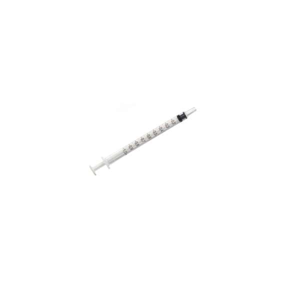 BD Plastipak 1ml Sterile Disposable Graduated Concentric Luer Slip 120Pack Syringes