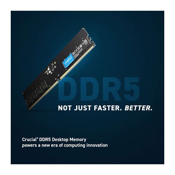 Crucial 32GB DDR5 4800MHz CL40 Desktop Memory, 2 image