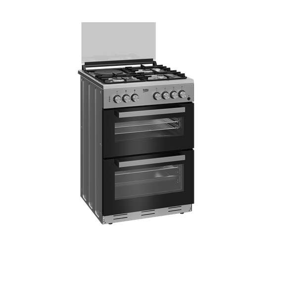 Beko  FDF63110DXSL 3 Gas 1 Electric Cooker, 2 image