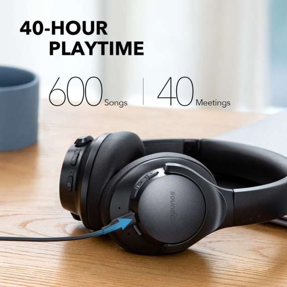 Anker Soundcore Life Q20+ Noise Cancelling Headphones, 6 image