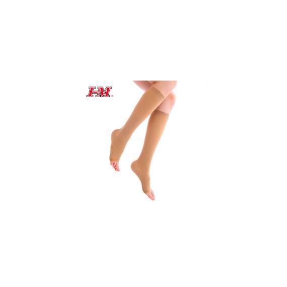 Alina Medical Compression Stockings, Size: Large, Compression Class : Class 2(20-30mmHg), Stocking Type: Open Toe, Stocking Length : Knee High , 2 image