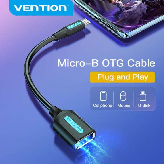 Vention USB C to USB A 3.0 OTG 0.15M Cable, 6 image