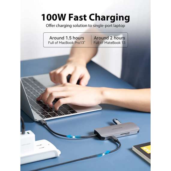 Vention USB C 7 in 1 Multifunction Docking Station, 4 image