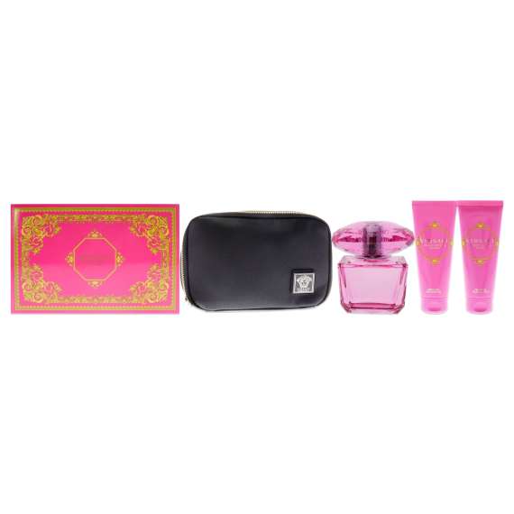 Versace Bright Crystal Absolu Four Piece Edp Women Gift Set