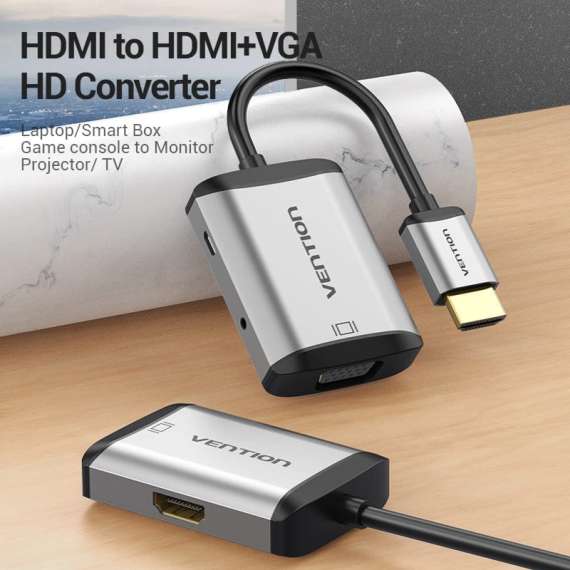 Vention HDMI to HDMI and VGA Converter, 2 image
