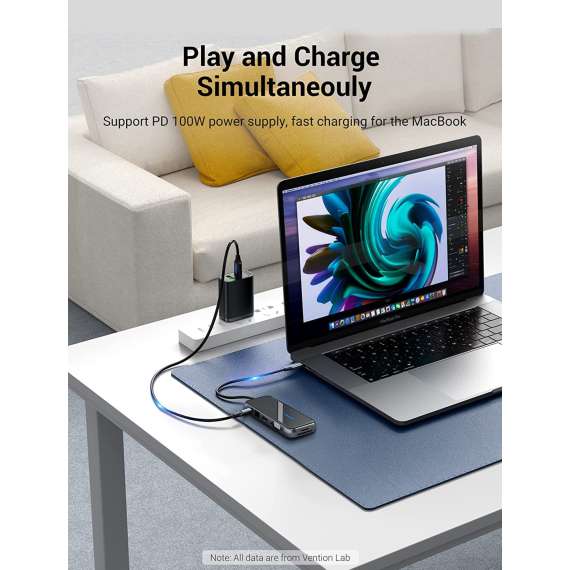 Vention USB C 10 in 1 Multifunction Docking Station, 5 image