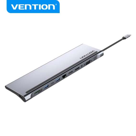 Vention THSHC  USB C 12 in 1 Multifunction Docking Station