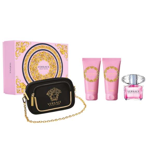 Versace Bright Crystal Four Piece Gift Set