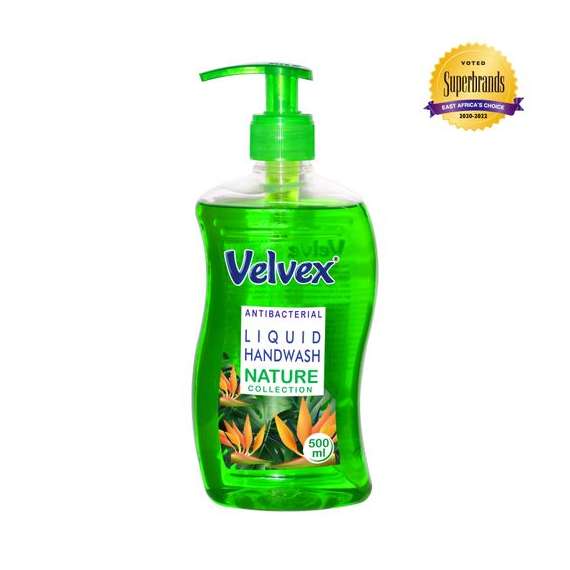 Velvex 500ml 6Pack Liquid Hand Wash With Pump, 2 image