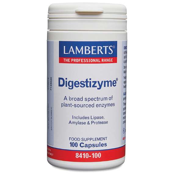 Lamberts Digestizyme 100 Capsules Supplement