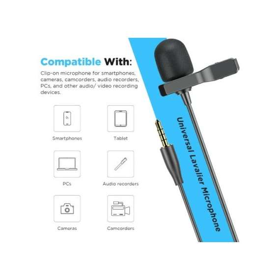 Boya BY-M1S Universal Lavalier Microphone, 2 image