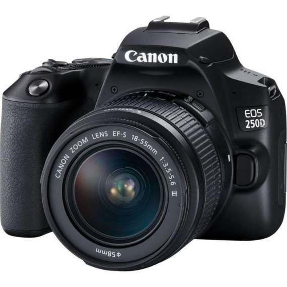 Canon EOS 250D DSLR Camera with EF-S 18-55mm f 3.5-5.6 III Lens