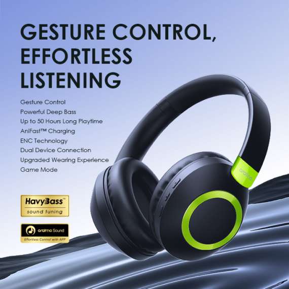 Oraimo BoomPop 2S Over-Ear Wireless Headphones, 3 image