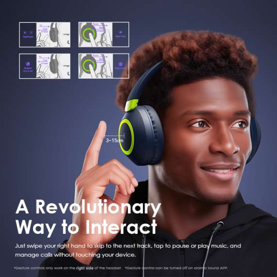 Oraimo BoomPop 2S Over-Ear Wireless Headphones, 5 image