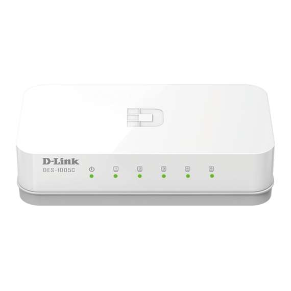 D-link DES-1005C 5-Port Unmanaged Desktop Switch