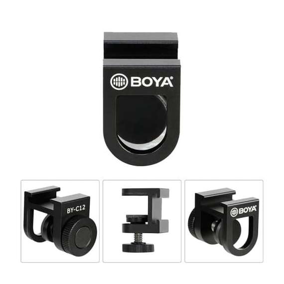 Boya BY-C12 Smartphone Microphone Clamp