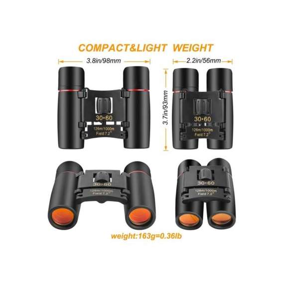 K&F Concept 30X60 Small Pocket Binoculars, 3 image