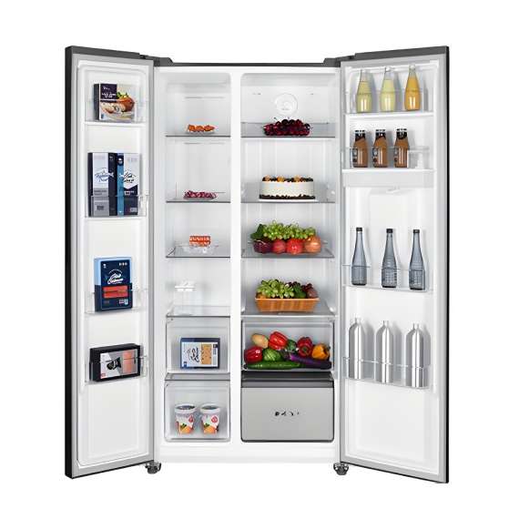 Mika MRNF2DW595XLBV 595L 2 Door Side By Side Refrigerator, 2 image