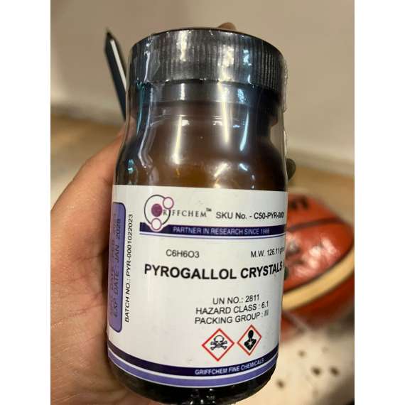 Griffchem 25g Pyrogallol Crystals Lab Reagent