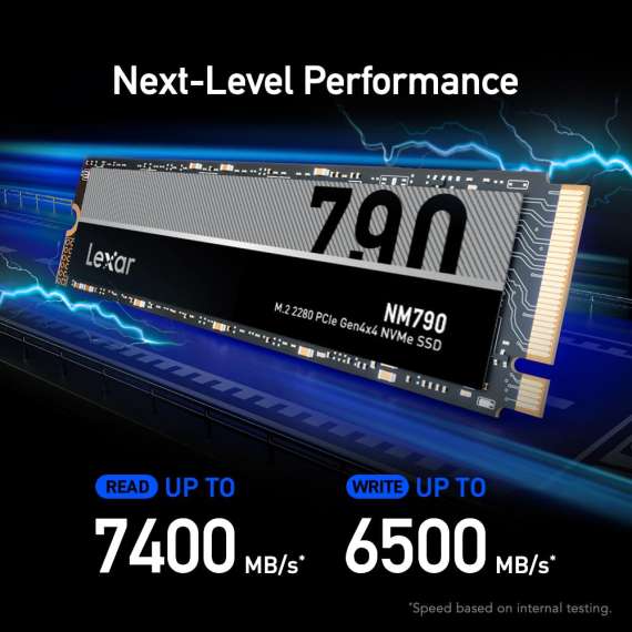 Lexar LNM790 M.2 2280 PCIe Gen 4×4 NVMe 1TB Internal SSD
