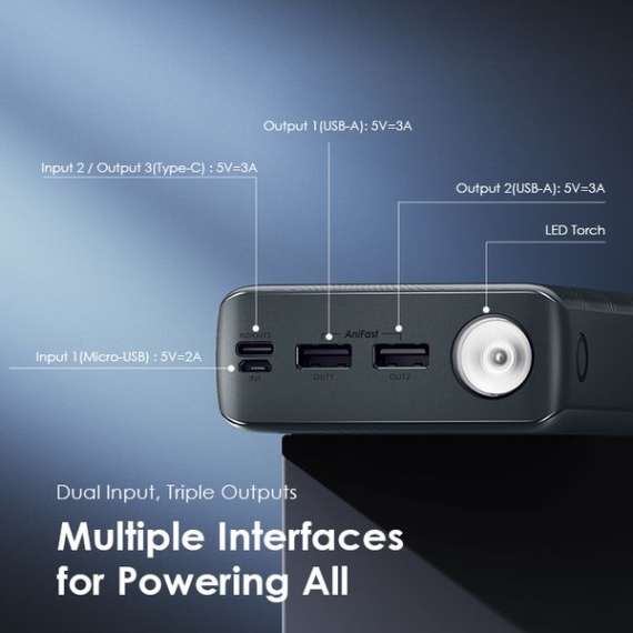 Oraimo PowerBox 300 Lite 15W 30000mAh Power Bank, 5 image