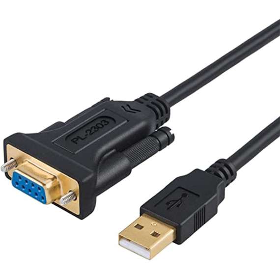 UGREEN CR104 USB A 2.0 to DB9 RS-232 Female Adapter Cable