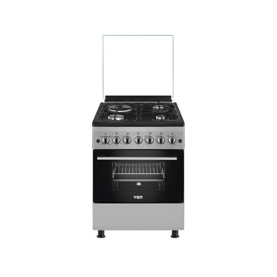 Von VCF553141NFS 3 Gas 1 Electric Cooker