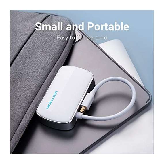 Vention HBBWB Mini DP To HDMI/VGA Converter 0.15 Meter, 2 image