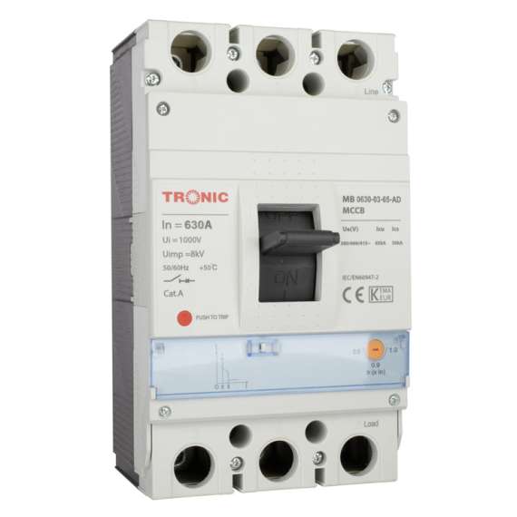 Tronic MB 0630-03-65-AD  Adjustable Type  MCCB Breaker