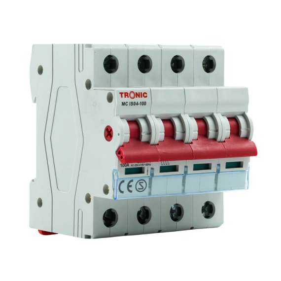 Tronic MC IS04-100 4 Pole 125Amps Isolator