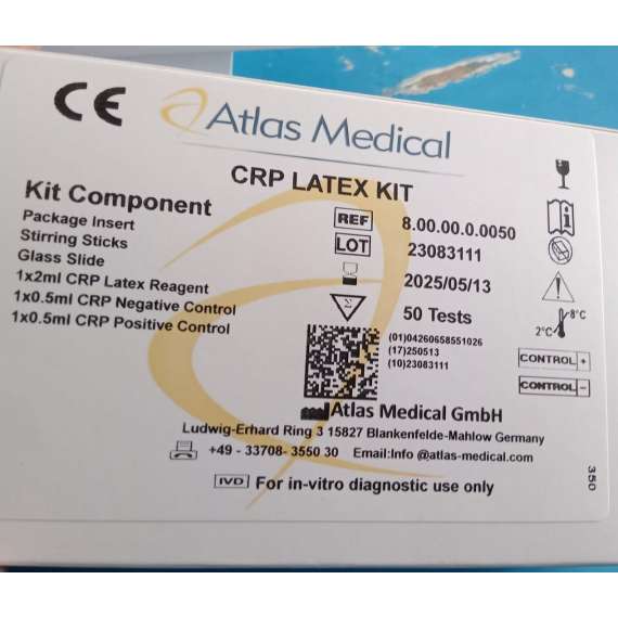 Atlas Medical 50Tests CRP Latex Kit