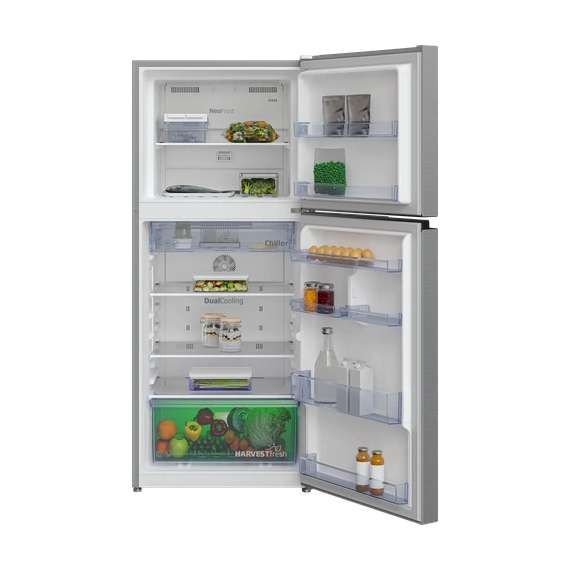 Beko RDNT371I50S 371L Top Mount Freezer Refrigerator, 2 image